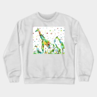 GIRAFFES GALORE.1 Crewneck Sweatshirt